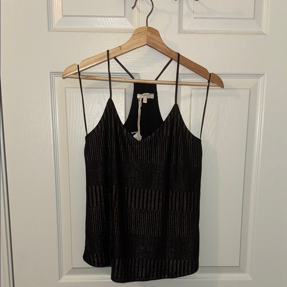 NWT mystree striped tank size small